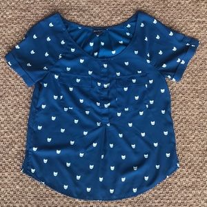 Cat blouse